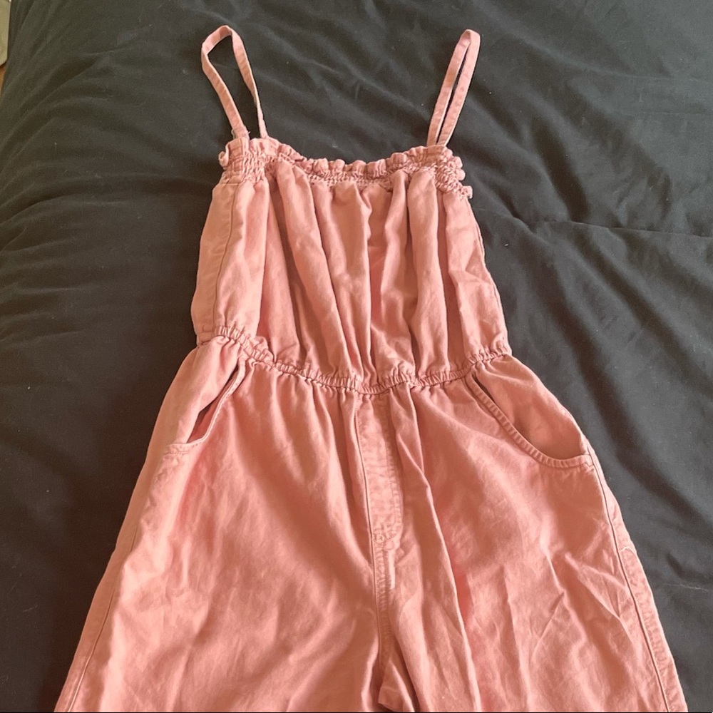 Abercrombie Blush Pink Sleeveless Jumpsuit